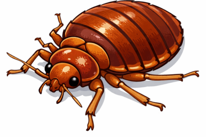 トコジラミのイラスト